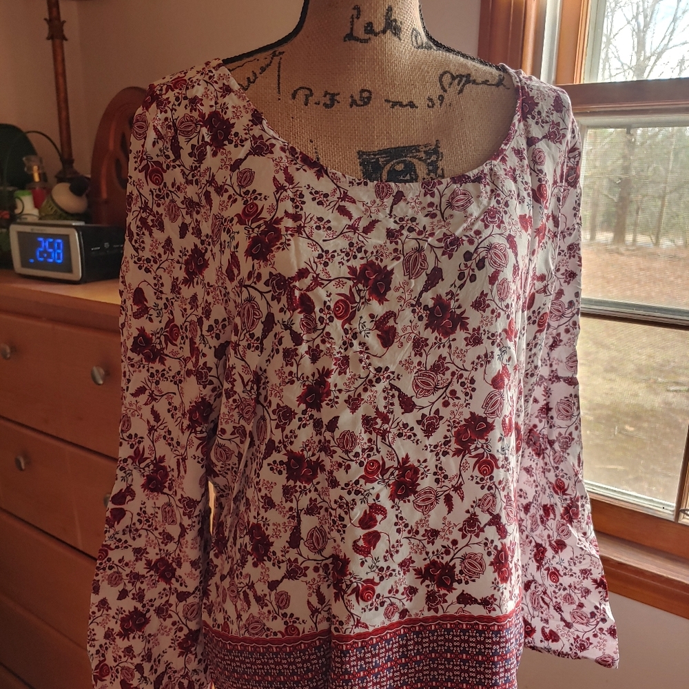 Red & White top for Spring/Summer